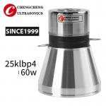 60w 25k Stainless Steel TUV Piezoelectric Ceramic Transducer for sale