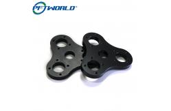 China OEM&ODM Aluminum Black Anodizing Precision CNC Turning Milling Parts supplier