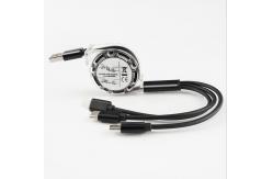 China Length 120cm 3A Fast Charging USB Cables Metal Shell Connector supplier