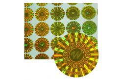 China Anti Counterfeit Design Logo 3D Holographic Security Stickers supplier