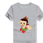 Dry Fit O Neck Polyester T Shirt With Full Color Printing S M  L for sale