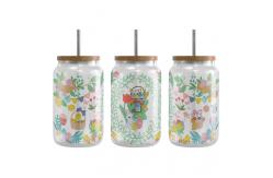China Single Use Christmas UV DTF Cup Wrap Transfers Custom UV Transfer Stickers supplier