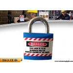 20.4mm Steel Shackle Length Jacket Safety Lockout Padlock with Chrome Plating for sale