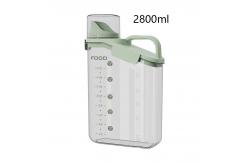 China 2800ML Space Saving Stackable Plastic Snap On Lid Rectangular Lunch Containers supplier