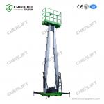 Double Mast 150kg Loading Aerial Work Platform With 14M Platform Height for sale