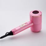 Pink Hair Dryer With 3 Professional Attachments For Powerful Wind And Gentle Care Suitable For All Hair Types for sale