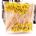 OEM Disposable Bamboo Sticks For Fruit / Sushi / Sandwich for sale