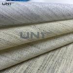 Woven Fusing Canvas Interlining Fabric Horse Hair Interlining for Suits Smooth Hand Heeling for sale