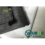 80% Nylon / 20% Polyester Non Woven Interlining Fabric With Soft Handfeeling
