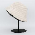 High Auality Corduroy Reversible Bucket Hat Unisex Cotton Twill Canvas Sun Fishing Hat for sale