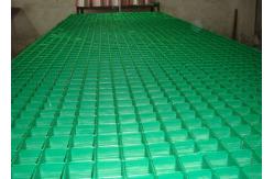 China Colourful Fiberglass Safety Grating Sand Blast For Waterproof Grille supplier