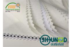 China Collar Fusable Interfacing With 100% Cotton Base Fabric , Cotton Interlining supplier