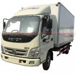 Mini Foton Refrigerated Box Truck Reefer Van Truck With 103HP Petrol Gasoline Engine