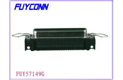 China 36 Pin Centronic Right Angle PCB Mounting Female Printer Connector supplier