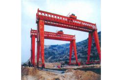 China 120t MG Double Girder Gantry Crane Cabin Control With Two Trolly Lift supplier