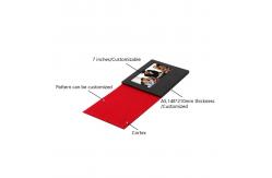 China Custom Gift Digital Video Brochure , 7 Inch Lcd Screen Video Brochure supplier