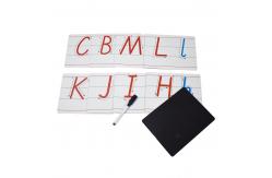 China Custom Printing Children's Learning Alphabet Cards Erasable Modern Teacher Aids supplier