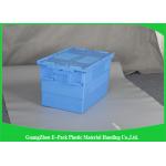 Commercial Distribution Plastic Attached Lid Containers For Transportation And Logistics