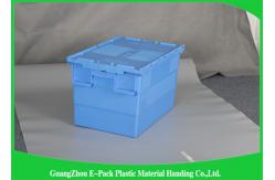 China Commercial Distribution Plastic Attached Lid Containers For Transportation And Logistics supplier