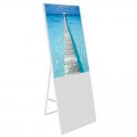 Floor Stand Portable Kiosk Totem Media Advertising Display Player Rechargeable for sale