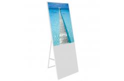 China Floor Stand Portable Kiosk Totem Media Advertising Display Player Rechargeable supplier