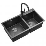 SUS304 Stainless Steel Kitchen Sink Under Mount With overflow for sale