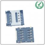 Low Price High Quality SMT 8pin 1.5H Flip Type Micro Sim Gps Card Socket Connector for sale