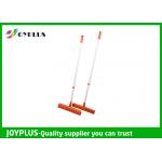 JOYPLUS Home Rubber Sweeper Broom , Rubber Push Broom With Handle 120cm for sale