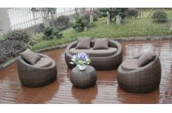 China 4pcs poly rattan pool furntiure supplier