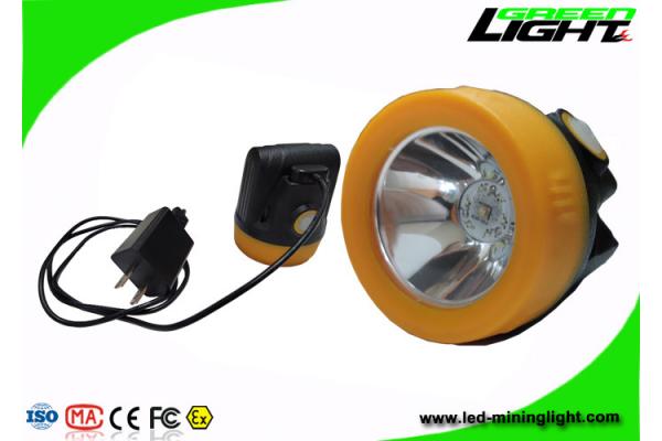 Magnetic Charging Led Mining Headlamp , Mining Cap Lights For Occupational Safety
