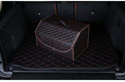 China Waterproof Strong Patent Pu Leather Car Trunk Organizer  large trunk organizer supplier