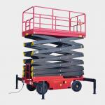 500kg Mobile Scissor Lift Platform Aerial Working 6m Electric Scissor Lift for sale