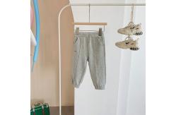 China 45CM 17.7in Children'S Casual Trousers Black Unisex Loose Sports Pants supplier