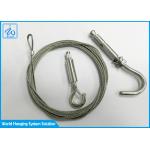 Free Sample 7x7 Or 7x19 Cable Suspension Kit ForTrack Lighting Drop Ceiling for sale