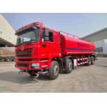 SHACMAN F3000 Water Tank Truck 8x4 380hp EuroII Red 4000 Gallon Water Truck for sale