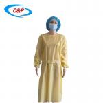 bulkbuy Medical Protective Equipment Level 2 Isolation Gown PP PE With Knitted Cuff for sale