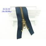 Gold Duvet Cover With Zipper , Antique Brass  Y Teeth Closed 16 Inch Separating Zipper for sale