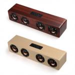 4000mah Wooden Bluetooth Wireless HIFI Speaker Portable Music SoundBar AUX Handsfree for TV for sale