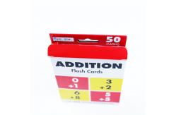 China Addition Children'S Learning Flash Cards , Playing Game Cards 90*130mm supplier