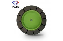 China Segmented Hand Grinding Wheel Glass Edge Sectional Grinding Wheel Green supplier
