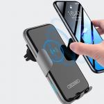 Automatic Fast 360 degree Car Magnetic Wireless Charger Phone holder for sale