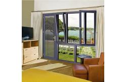China Fireproof Aluminium Frame Casement Window Horizontal Opening American Standard Window supplier
