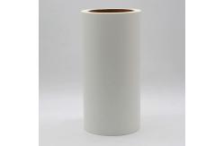 China 2Mil Polyester Label Material Mattte White Permanent Adhesive With Glassine supplier