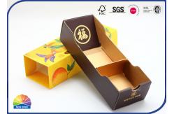 China Printed Corrugated Paper Sliding Drawer Box Biscuits Gift Package supplier