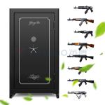 75mins Fireproof Rating Large Rifle Secure Box Electronic Password Lock