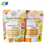 Resealable Plastic Foils Tea Packaging Bag Recyclable With Zipper for sale