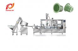 China Double Lanes Nespresso In Compost Coffee Capsule Filling Machine supplier