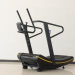 Mechanical Curved Treadmill Machine Exercise Gym Equipment For Athlete Training for sale
