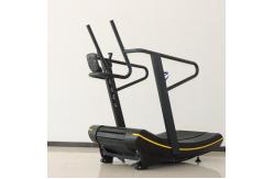 China Mechanical Curved Treadmill Machine Exercise Gym Equipment For Athlete Training supplier
