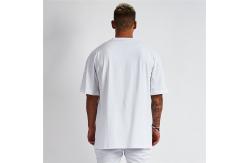 China O Neck Men Blank T Shirt Custom Cotton Loose Drop Shoulder supplier
